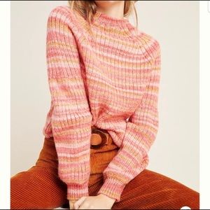 ANTHRO T. LA Drea Space-Dyed Sweater SIZE M